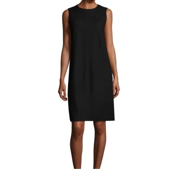 Eileen Fisher Wool Shift
Dress charcoal grey  office wear church holidays size M - Picture 1 of 11